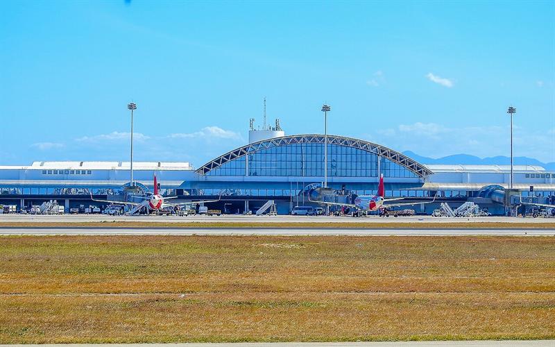 Vista do Aeroporto Internacional de Fortaleza Pinto Martins