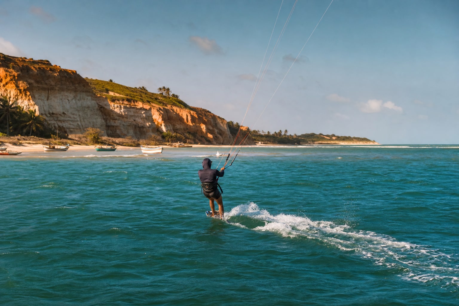 Litoral leste do Ceara, regiao da chegada do Sertoes Kitesurf 2026 em Fortim